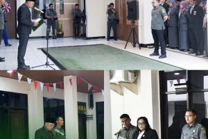 Bertempat di selasar-koridor Ruang serbaguna Kusumah Aatmaja, dilangsungkan upacara peringatan H Bertempat di selasar-koridor Ruang serbaguna Kusumah Aatmaja, dilangsungkan upacara peringatan H